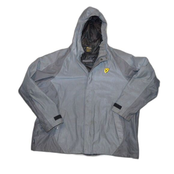 Scent Blocker Drencher Hooded Lined Gray Rain Blocker Weatherproof Jacket XXL - Picture 2 of 10